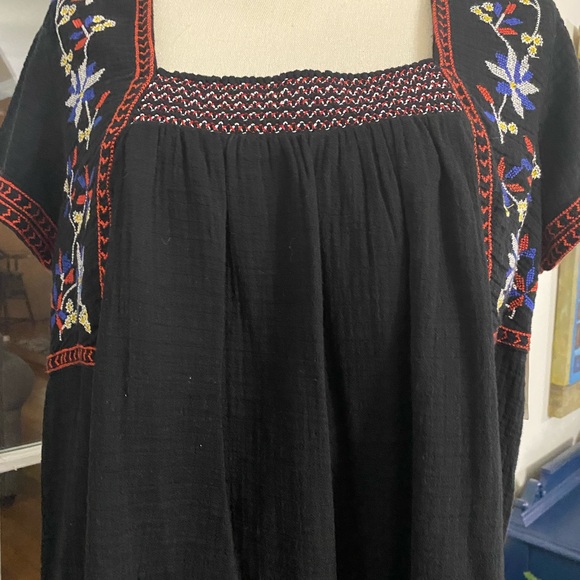 Old Navy Embroidered Square Neck Dress Large NWT - Picture 4 of 7